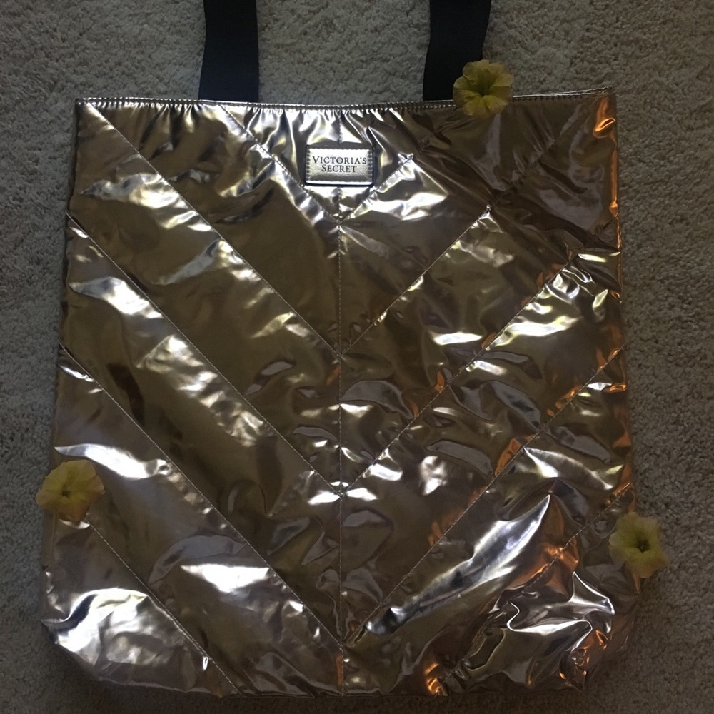 Victoria’s Secret rose gold bag